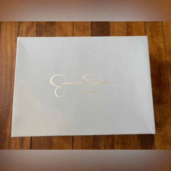 Jessica Simpson Jeraldine Elegant Brown Leather Open Toe Heels Women’s Size 5.5M - Picture 10 of 10